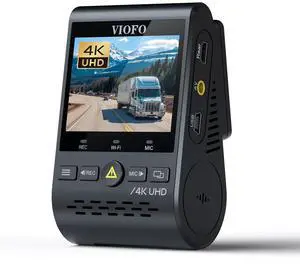 VIOFO A129 Pro 4K Dash Cam 3840x2160P Ultra HD 4K Dash Camera 8MP Sensor GPS Wi-Fi, Buffered Parking Mode, G-Sensor, Motion Detection, WDR, Loop Recording