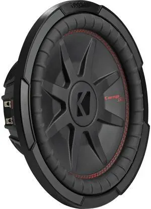 Kicker 48CWRT124 CompRT 12" Subwoofer, DVC, 4-ohm