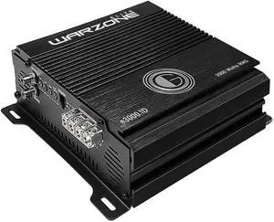Gravity Audio E3000.1D Warzone 3000W True RMS Car Amplifier Class D Amp 1/2/4 Ohm Stable with Remote Sub Control with 1 Year Full Replacement Warranty Bundle