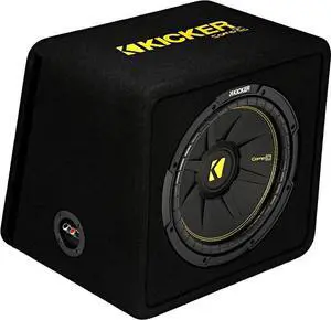 Kicker VCWC124 CompC 12" Subwoofer in Vented Enclosure 4-Ohm