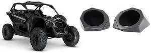 SSV Works X3-F65 2017-2025 Can-Am Maverick X3 6.5" Speaker Pods (X3-F65U - Unloaded)