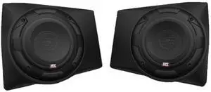 MTX Audio RNGRPOD65 Polaris Ranger 6.5 Inch 130 Watt 4 Ohm Dash Mount Speaker Tweeter Pods with All Weather Construction and UV Inhibitor, Black, Pair