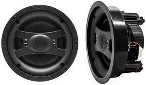 Earthquake Sound ECS6.5 Edgeless Series In-Ceiling Speakers (Black, Pair)
