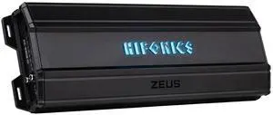 Hifonics Zeus Delta 3,350 Watt Compact Mono Block Nickel Plated Mobile Car Audio Amplifier with Auto Turn On Feature, ZD-3350.1D, Black