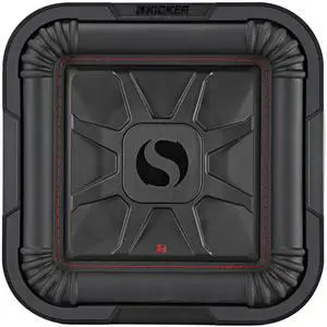 Kicker 46L7T102 L7T L7-Thin 10-Inch (25cm) Subwoofer, Dual Voice Coil, 2-Ohm, 500 Watt