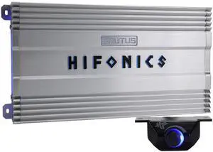 Hifonics BG-3300.1D Brutus Gamma Monoblock Super D Class 3300 Watt Car Audio Sound System Subwoofer Speaker Amp Amplifier with Bass Knob