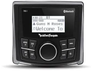 Rockford Fosgate Punch Marine PMX-1 Digital Media Receiver with 2.3" Dot Matrix LCD Display