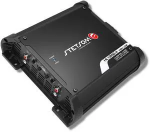 Stetsom HL 1200.4 2 Ohm Multichannel Stereo Car Audio Amplifier, HL1200.4 1.2K Watts RMS, 4 Channel, 2 Stable Full Range HD Sound Quality MD Crossover HPF LPF Bass Boost Front Rear Bridge