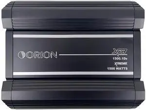 Orion XTR Series XTR1500.1DZ High Power Monoblock Class-D Car Amplifier - 1500W RMS, 1-Ohm Stable, Low-Pass Crossover, Bass Boost Control, MOSFET Power Supply, Bass Knob Included, Made in Korea