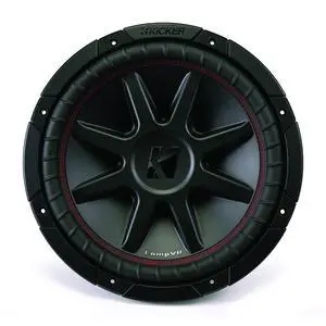 Kicker CompVR 15-Inch (38cm) Subwoofer, DVC, 4-Ohm, 500W