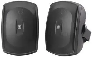 YAMAHA NS-AW190BL 2-Way Indoor/Outdoor Speakers (Pair, Black)