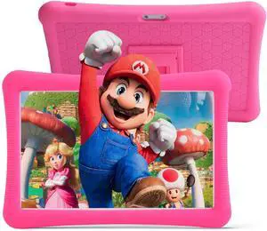 niuniutab Kids Tablet, 10 inch Android for Kids, 4GB RAM 64GB ROM, 1280x800 IPS HD Touchscreen, Tablet with Parental Control, Kid Software Pre-Installed, WiFi, Bluetooth,(Pink)......