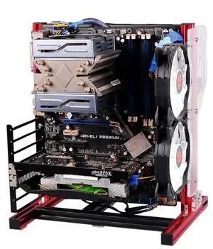 PC Test Bench Open Frame for ATX MATX Motherboard Aluminum Acrylic Computer Case DIY Mod Host Stand ATX ITX