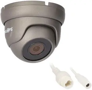Spyclops SPY-MNDM2GIP5 5.0-Megapixel Outdoor Mini Turret Dome IP PoE Camera (Gray) Spyclops SPY-MNDM2GIP5 5.0-Megapixel Outdoor Mini Turret Dome IP PoE Camera (Gray)