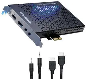 AVerMedia Live Gamer HD 2-PCIe Internal Game Capture Card, Record and Stream in 1080p 60 with Multi-Card Support, Low-Latency Pass-Through on Xbox series x/s, PS5, Nintendo Switch, Windows 10 (GC570)