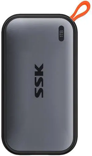 SSK Portable SSD 1TB External Solid State Drives, up to 1050MB/s USB C SSD External Hard Drive USB 3.2 Gen2 for iPhone 15/Pro, Windows, Mac, Android Phones and Tablets