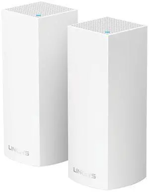 Linksys Velop Tri-Band AC4400 Whole Home WiFi Mesh System- 2-Pack (Coverage up to 4000 sq. ft)