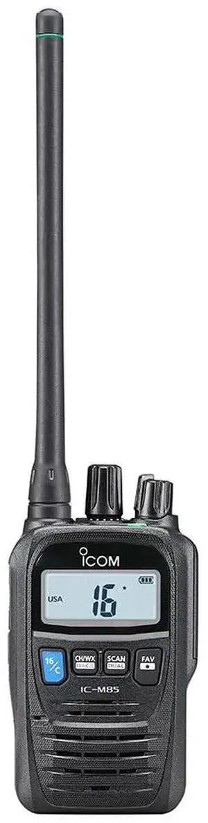 ICOM M85 VHF-HH 5 Watt Compact with Land Mobile