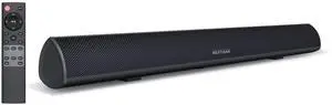 80Watt 34Inch Sound bar, Bestisan Soundbar Bluetooth 5.0 Wireless and Wired Home Theater Speaker (DSP, HDMI-ARC, Bass Adjustable, Optical Cable Included)
