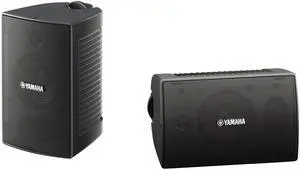 YAMAHA NS-AW194BL High-Performance All-Weather Speakers, Black