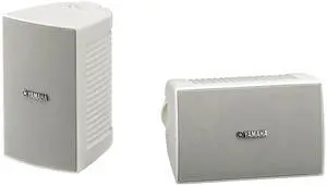 YAMAHA NS-AW194WH High-Performance All-Weather Speakers, White