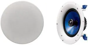 Yamaha NS-IC800 140 Watt 8-Inch 2-Way In-Ceiling Speakers - Pair (White)