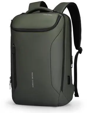 MARK RYDEN Business Backpack for Men, Waterproof High Tech Backpack with Sport Car Shape Design and USB Charging Port, Travel Laptop Backpack Fits 17.3 Inch Notebook