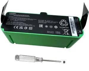 VVXQING 1800LI 26Wh Battery Replacement for Roomba 640 620 615 614 600 790 780 770 761 760 700 800 880 871 870 860 800 980 966 965 960 900 14.4V 1800mAh