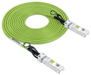 10Gtek [Green Colored 10G SFP+ DAC Cable - Twinax SFP Cable for Cisco SFP-H10GB-CU7M, Ubiquiti UniFi, D-Link, Supermicro, Netgear, Mikrotik, Fortinet, 7-Meter(23ft)