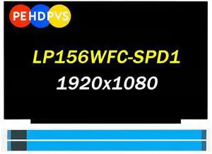 PEHDPVS Replacement LP156WFC-SPD1 LP156WF9-SPK1 NV156FHM-N3D LP156WF9-SPC1 5D10V82342 IPS 30pins FHD 1920x1080 15.6" LED LCD Replacement Screen Display (Only for Non-Touch Screen)