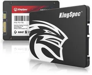 KingSpec 1TB 2.5" SATA SSD, SATA III 6Gb/s Internal Solid State Drive - 3D NAND Flash TLC, Compatible with Desktop/Laptop/All-in-one