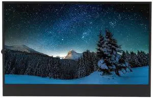 GOWENIC 13.3 Inch Portable Display, 1080P FHD Portable Display for Laptop, USB Type C External Second Screen with Dual Speaker HDR High Dynamic Range for for PS3 Laptop PC