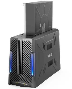 Unitek M.2 NVMe SSD Docking Station, M.2 NVMe & SATA to USB C Hard Drive Reader Enclosure for SATA 2.5/3.5 SSD HDD and M.2 PCIe/NVMe(M Key, M+B Key) Support Size 2242/2260/2280mm