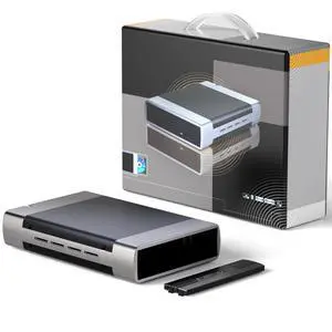 5.25" Aluminum Alloy Optical Drive External Enclosure,5.25" BD/CD/DVD SATA Drive, No Drivers Needed,esata Enclosure