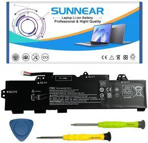 SUNNEAR TT03XL Laptop Battery Replacement for HP EliteBook 755 850 G5, 850 G6, ZBook 15U G5 G6 Series 932824-1C1 932824-2C1 932824-421 933322-855 HSN-113C-5 HSN-I13C-5 HSTNN-DB8K HSTNN-LB8H HSTNN-UB7T