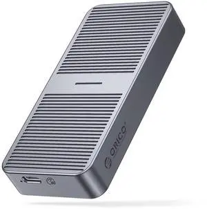 ORICO 40Gbps NVMe SSD Enclosure, M.2 to USB-C Adapter for NVMe M-Key 8TB SSD Max, Aluminum M2 External SSD Case, Compatible with Thunderbolt 3/4 USB3.2/3.1/3.0/Type - M224 Gray