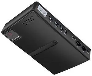 Mini UPS Battery Backup Uninterruptible Power Supply 15V 24V POE 5V 9V 12V USB 18W Output DC for Camera Router (US Plug)
