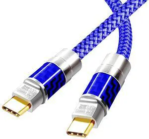 USB C to C Cable 25FT, 4K60HZ GEN2x2(Data usb3.1),USB TYPE C Video Output From USB3.2/ USB4.0 (NOT 100% Fast Charging) & Sync for Xreal MacBook Pro iPad Pro iPhone 15 Pro Galaxy S22 Portable Monitor
