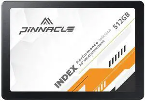 Timetec 512GB SSD 3D NAND SATA III 6Gb/s 2.5 Inch 7mm (0.28") Read Speed Up to 550 MB/s SLC Cache Performance Boost Internal Solid State Drive for PC Computer Desktop and Laptop (Pinnacle)