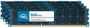 OWC 32GB (4x8GB) DDR3 ECC Registered CL7 PC3-8500 1066MHz SDRAM Memory Ram Upgrade Module Compatible with 2009-2010 Mac Pro Nehalem, Xserve 2009(OWC85MP3S8M32GK)