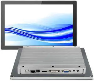 GreenTouch 10.1 Inch Industrial Embedded Interactive Touchscreen Monitor, Capacitive Multi-Touch Screen Display with Front IP65 Water-Proof - 1280 x 800 Resolution