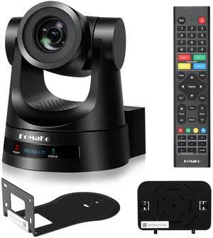FoMaKo HDMI PTZ Camera, 30x Optical Zoom AI Auto-Tracking Gen 3, PoE 3G-SDI IP, for Church Worship Education Events vMix OBS Wirecast (FMK30SDI Pro Black)