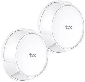 QUIDDITY WiFi 7 Wall Mount Kit for TP Link Deco BE23/BE25/BE3600/BE5000  Secure Wall Mount Bracket for WiFi 7 Mesh Router, Hidden Cable Wi-Fi Mesh Holder, Space-Saving Mount for Home Mesh (2 Pack)
