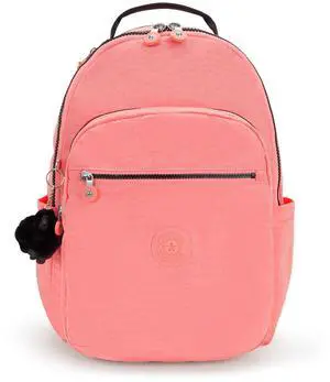Kipling Women's Seoul 15" Laptop Backpack, Durable, Roomy with Padded Shoulder Straps, Built-In Protective Sleeve