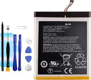 Vvuilsty 58-000377 Replacement battery for HD 10 (11th Gen),Fire HD 10 Plus,Rechargeable 0 Cycle Battery Compatible with HD 10 (11th Gen) T76N2B & HD 10 Plus T76N2P with Repair Tool Kits