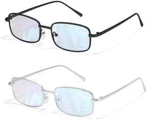 Myiaur Blue Light Glasses for Men Women, Non Prescription Anti-Blue Light Computer Glasses for Screen Protection Fake Glasses