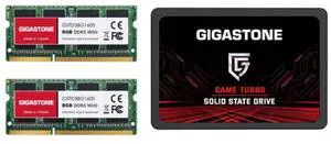 Gigastone 2.5" SSD 256GB SATA III 6Gb/s 3D NAND Internal Solid State Drive, Read up to 520MB/s. Compatible with PC, Desktop and Laptop, 2.5 inch 7mm (0.28)