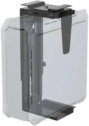 Suptek Adjustable Under Desk and Wall PC Mount,3.94 to 11.61 inch Wide Computer Case CPU Hanger Holder 360 Degree Rotatable Under-Desk PC Hanging Stand Holder Mount (ZJJ001L)