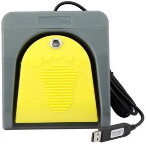 OLLGEN USB Double Foot Switch Pedal Control 2 Key Assembly Program Video Game Customized PC Keyboard Mouse Multimedia String Action HID