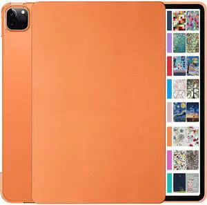 DuraSafe Cases for iPad PRO 11 Inch 2 3 Generation [ PRO 11 2nd 2020 3rd 2021 ] A2377 A2459 A2228 A2068 A2230 A1980 A2013 A1934 A1979 Slim Hard Shell Protective Stand Cover - Orange